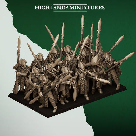 Feral Spearmen - Highlands Miniatures (10)