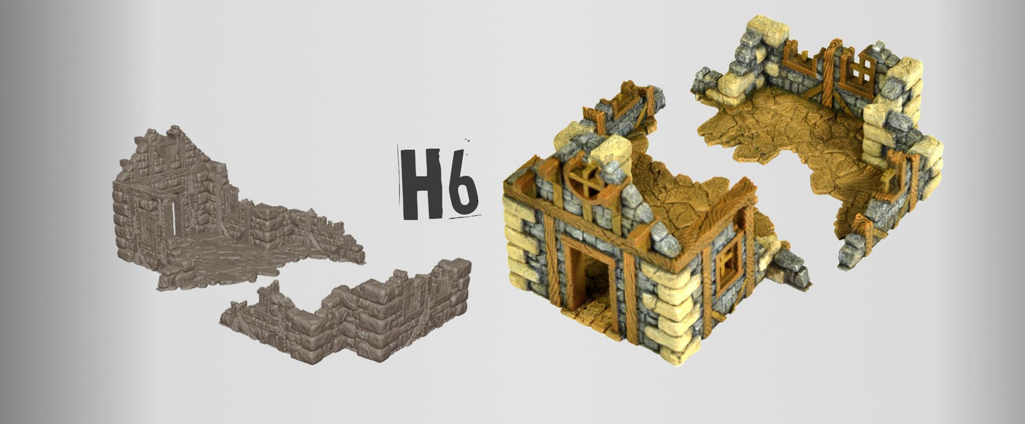 Ruined Village - Fantasy Medieval