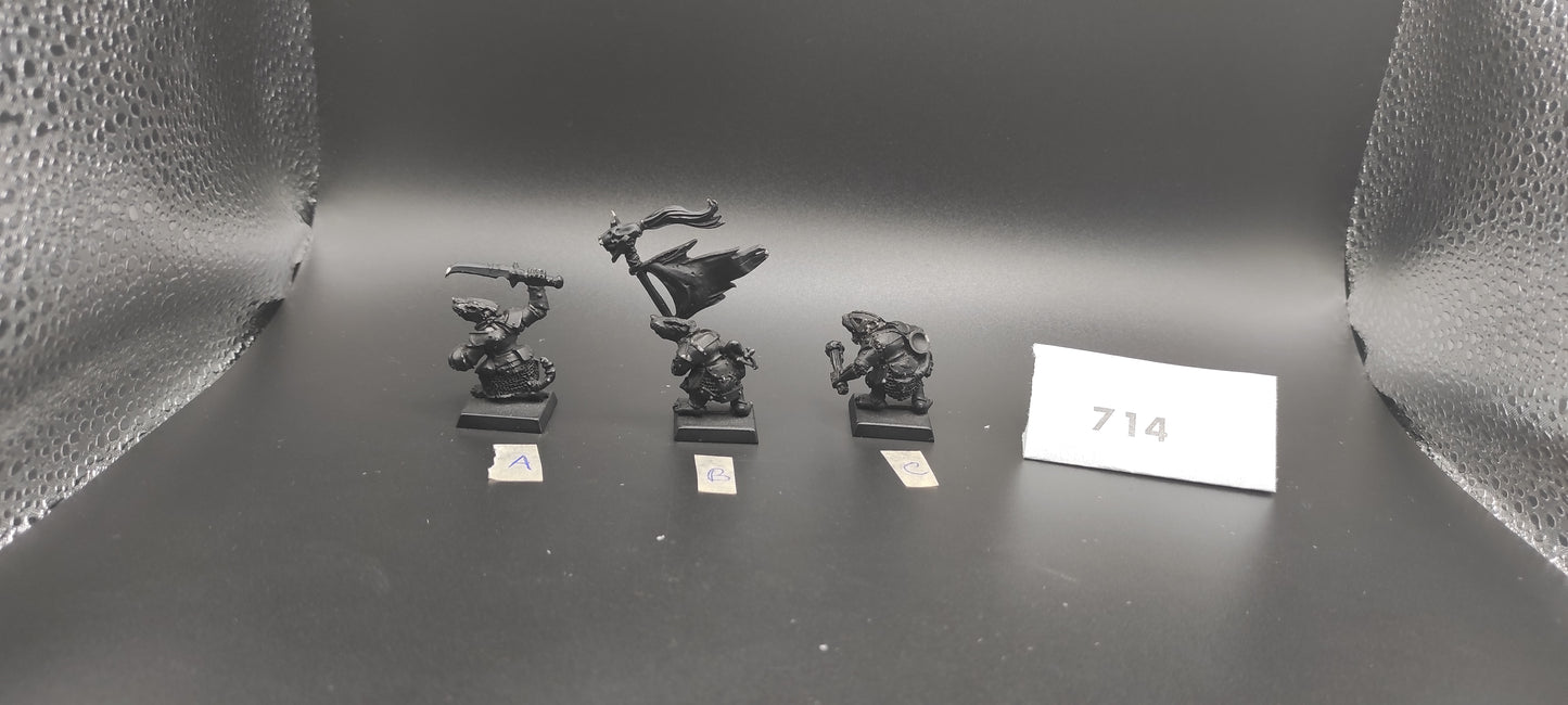 (1) Stormvermin Command Metal Skaven Warhammer Fantasy Miniatures -714-