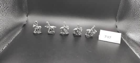 (5) Plague Censer Bearers Warhammer Fantasy Miniatures -737-