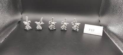 (5) Plague Censer Bearers Warhammer Fantasy Miniatures -737-