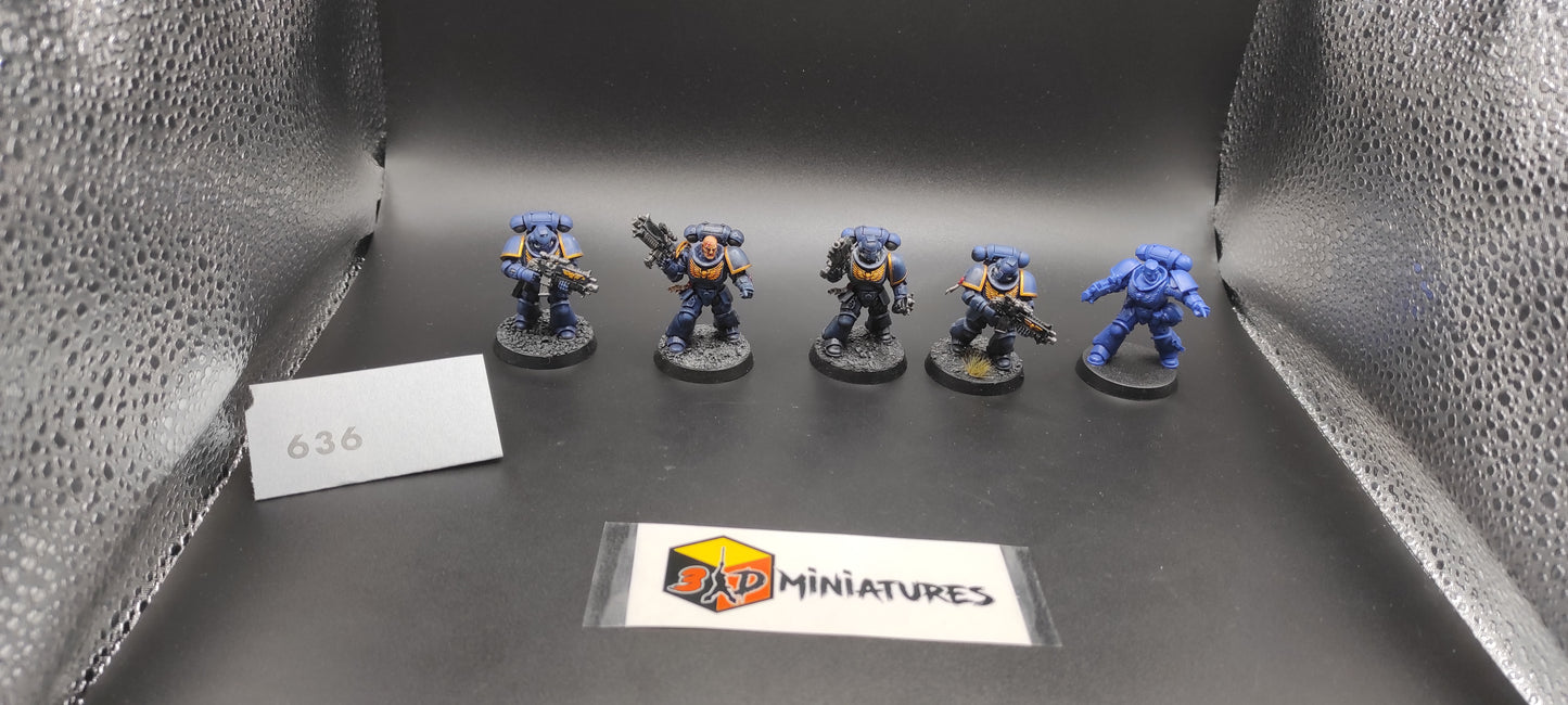 5 Intercessors Space Marines Warhammer 40k -636-