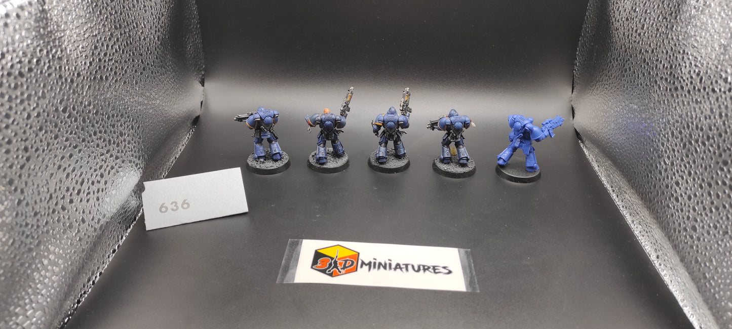 5 Intercessors Space Marines Warhammer 40k -636-
