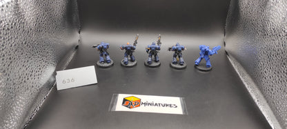 5 Intercessors Space Marines Warhammer 40k -636-