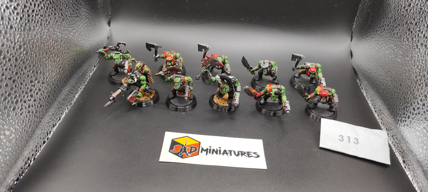 (10) Boyz Orks Warhammer 40k -313-