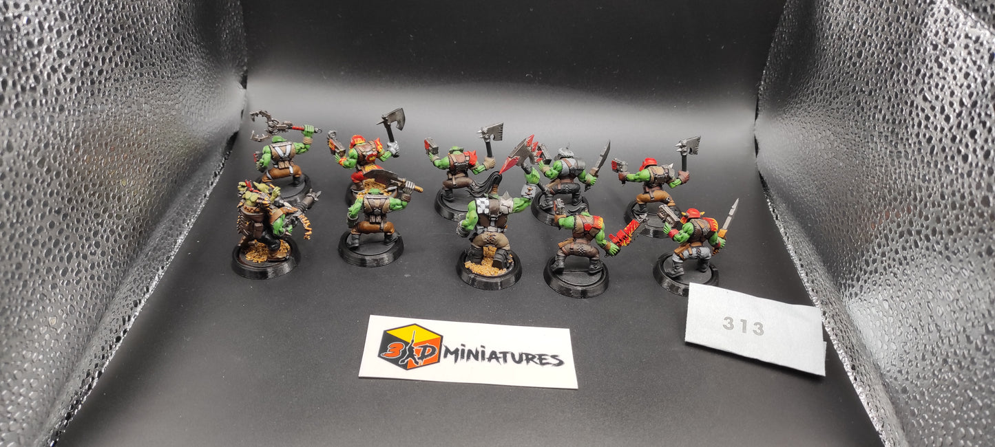 (10) Boyz Orks Warhammer 40k -313-