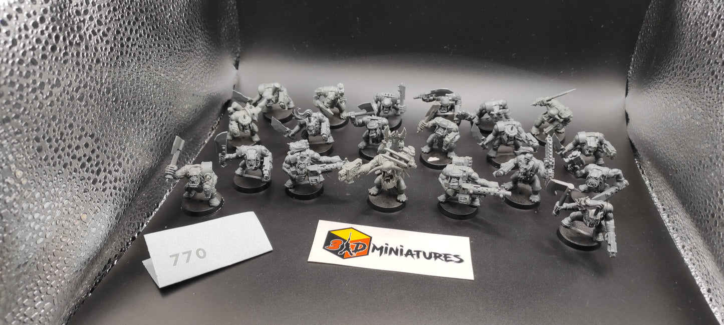 (20) Boyz Orks Warhammer 40k -770-