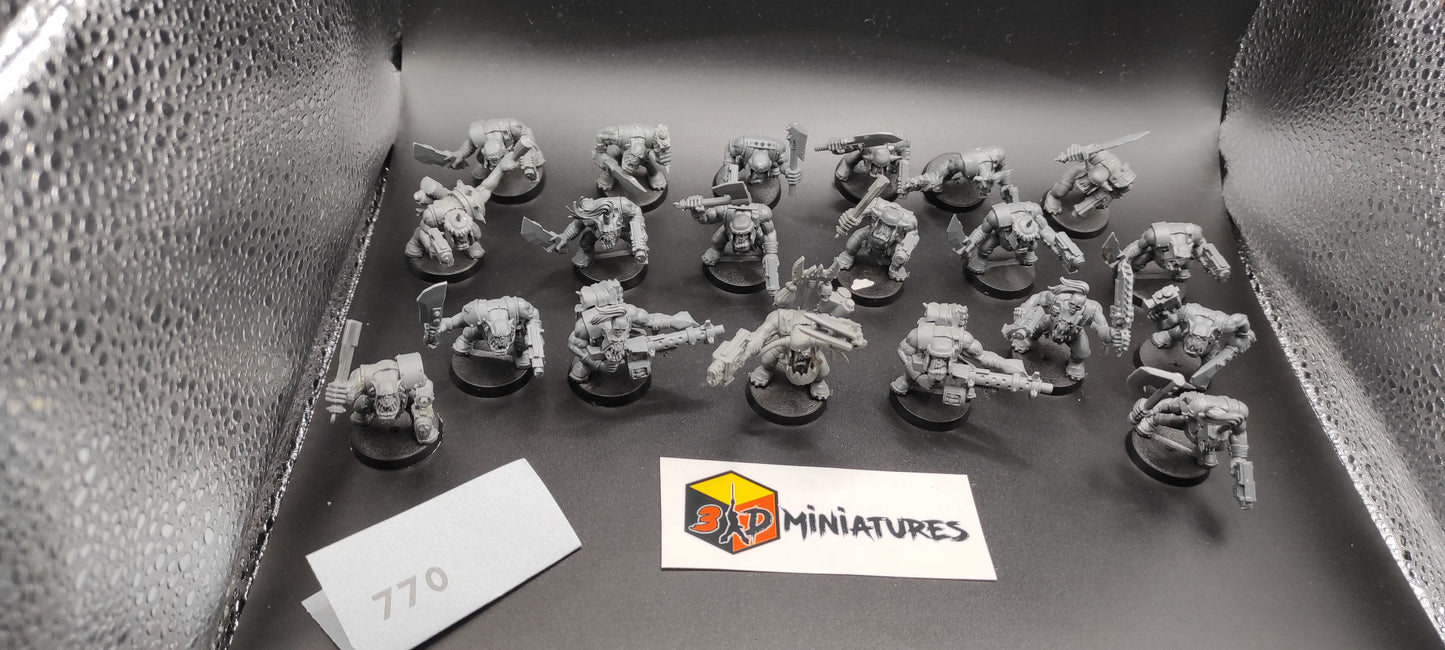 (20) Boyz Orks Warhammer 40k -770-