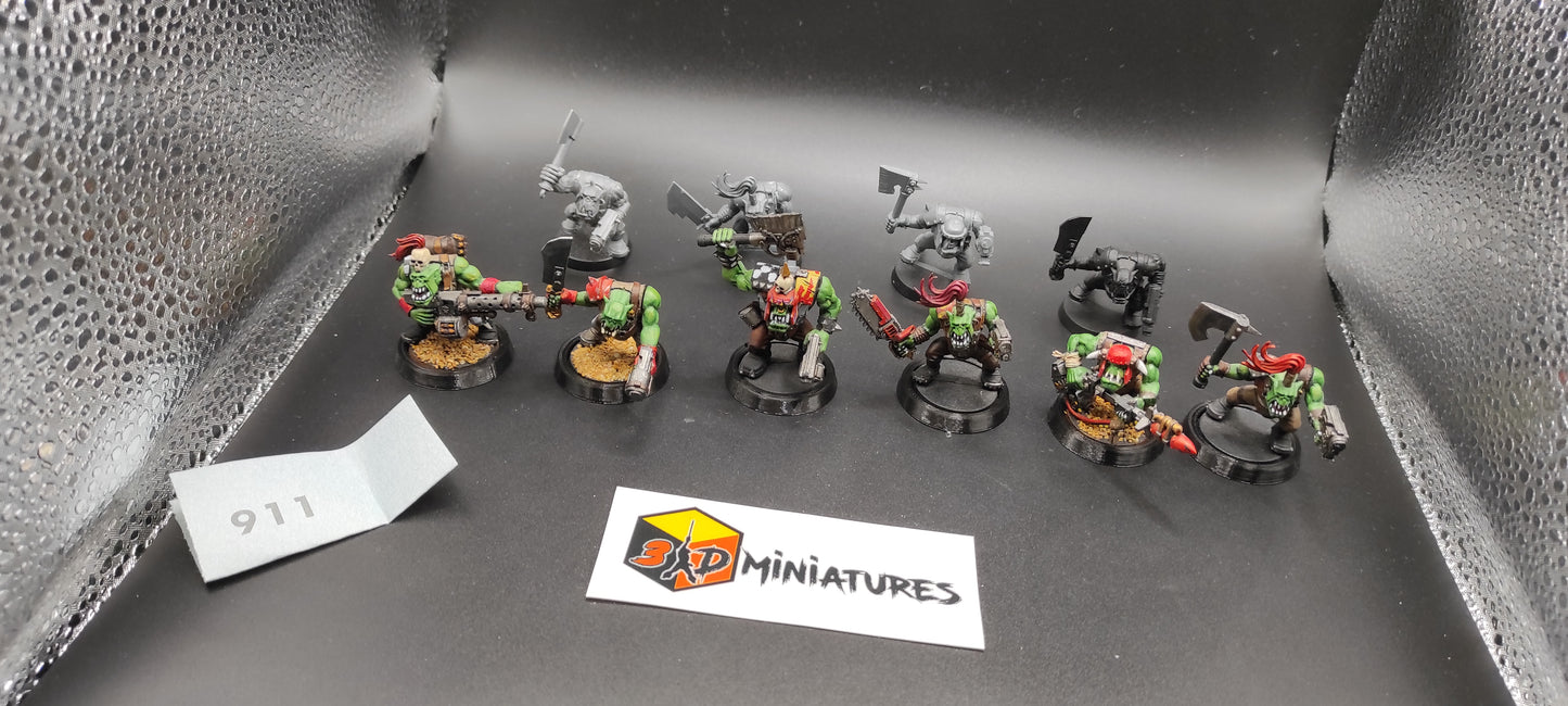 (10) Boyz Orks Warhammer 40k -911-