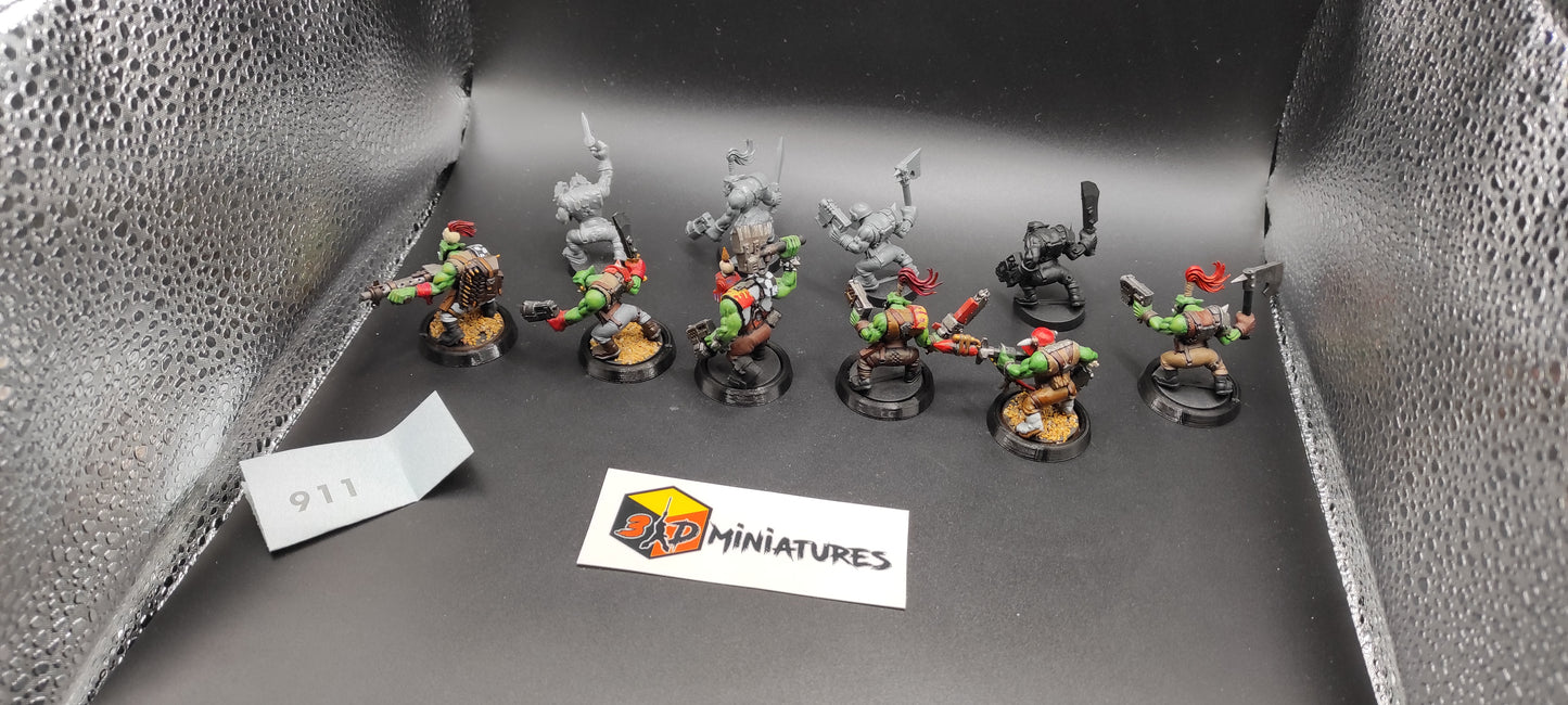 (10) Boyz Orks Warhammer 40k -911-