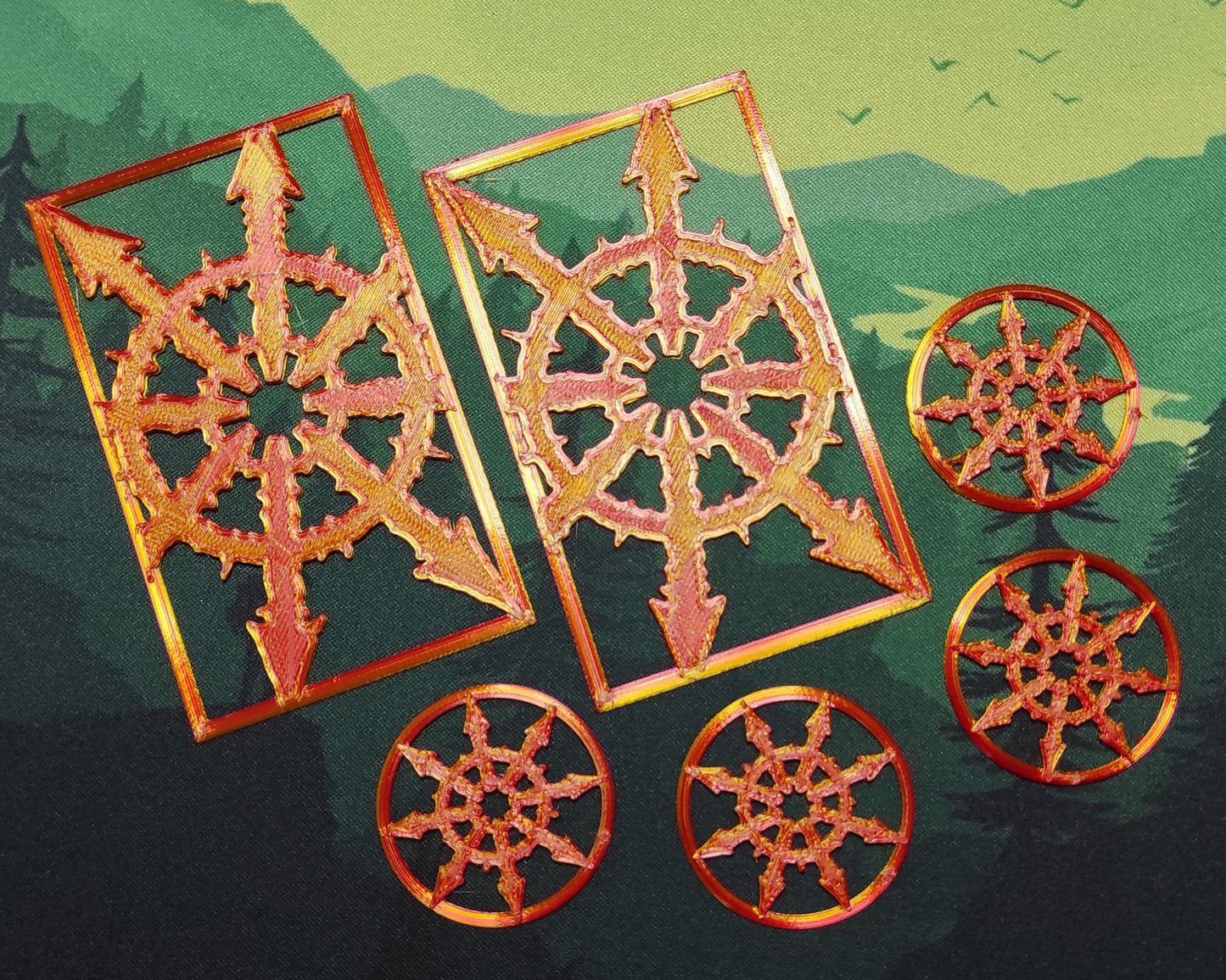 ToW Mission Token Set Compatible With Old World Warhammer Fantasy PLA 3D printed