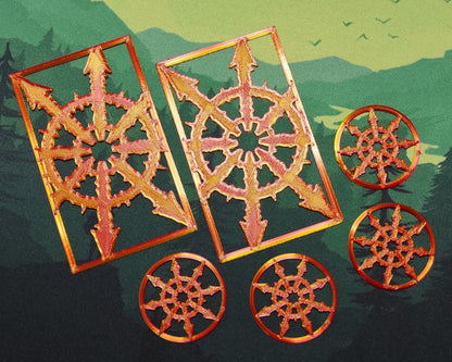 ToW Mission Token Set Compatible With Old World Warhammer Fantasy PLA 3D printed