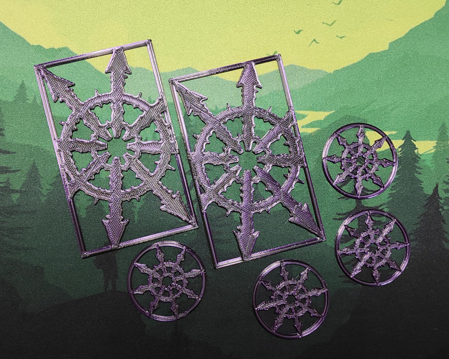 ToW Mission Token Set Compatible With Old World Warhammer Fantasy PLA 3D printed