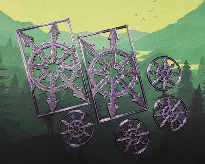 ToW Mission Token Set Compatible With Old World Warhammer Fantasy PLA 3D printed