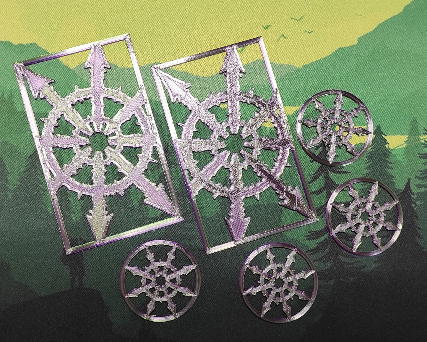 ToW Mission Token Set Compatible With Old World Warhammer Fantasy PLA 3D printed