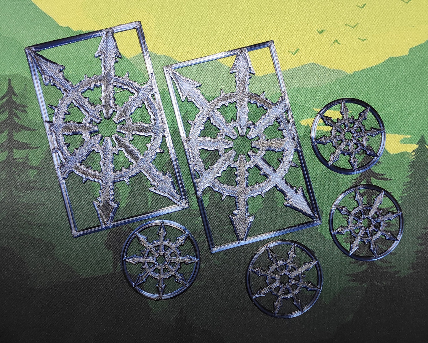 ToW Mission Token Set Compatible With Old World Warhammer Fantasy PLA 3D printed