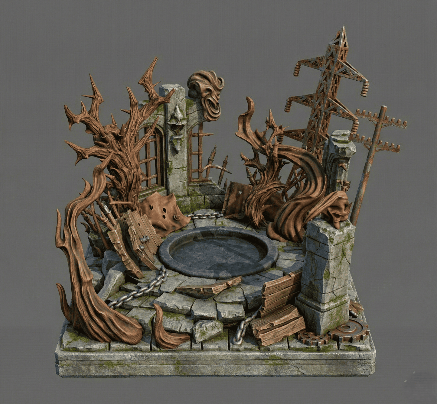 Universal Dioramas - Fantasy Scenic Base Diorama