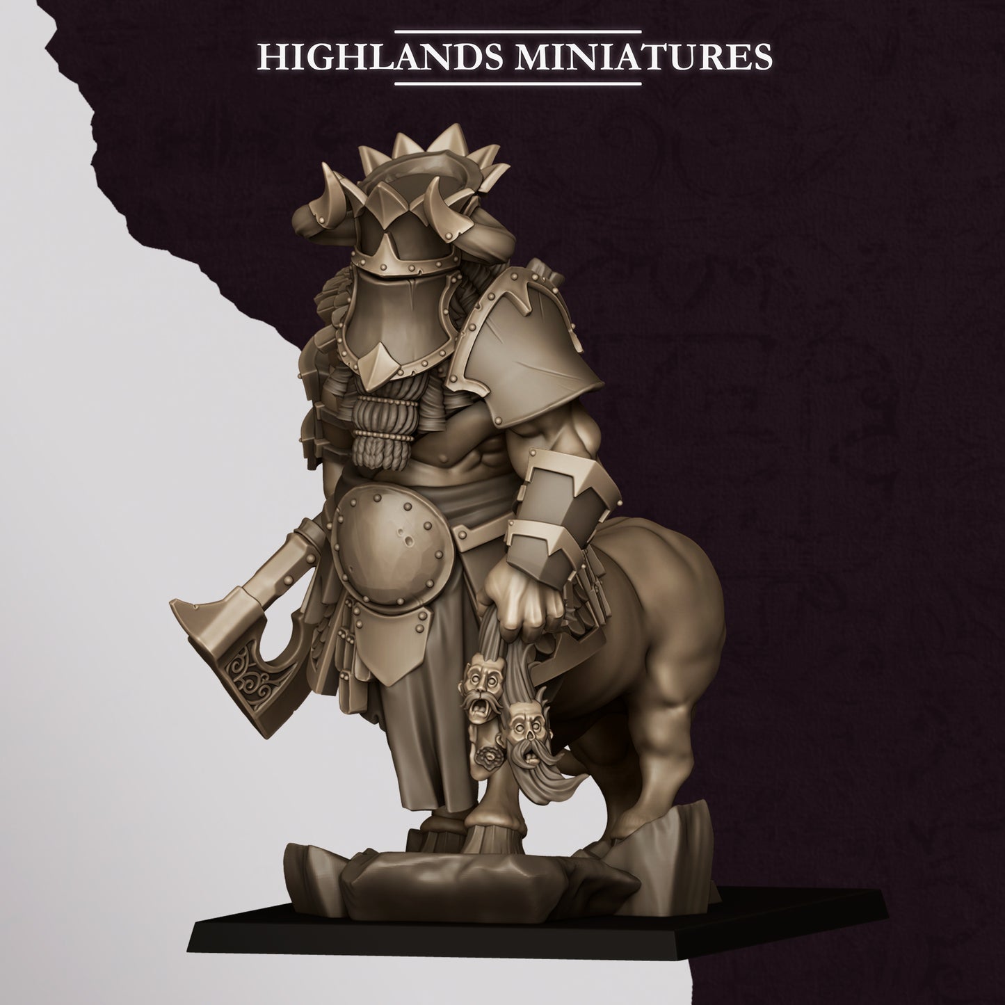 Marduk KURASIKKU Great Minotaur Hero - Highlands Miniatures (1)