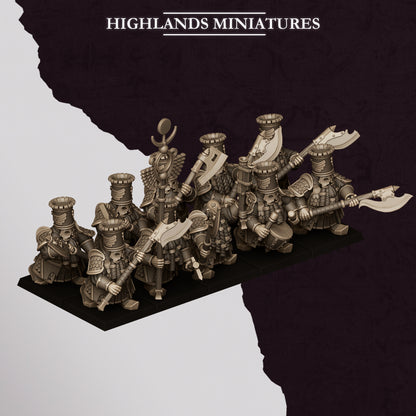 Marduk Heavy Guards with Great Weapons - Highlands Miniatures (10)