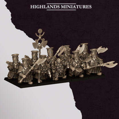 Marduk Heavy Guards with Great Weapons - Highlands Miniatures (10)