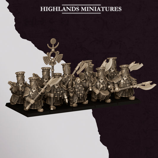 Marduk Heavy Guards with Great Weapons - Highlands Miniatures (10)
