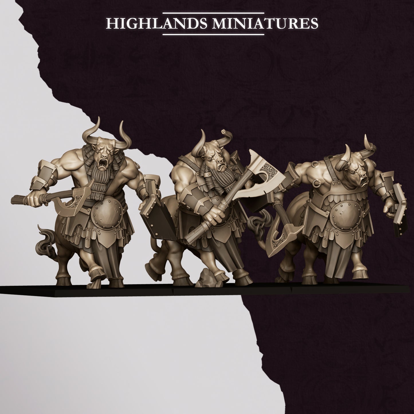 Marduk Minotaur Unit - Highlands Miniatures (3)