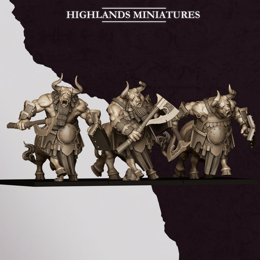 Marduk Minotaur Unit - Highlands Miniatures (3)