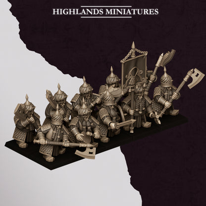 Marduk Warriors with Great Weapons - Highlands Miniatures (10)