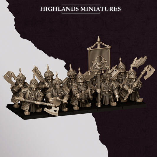 Marduk Warriors with Great Weapons - Highlands Miniatures (10)