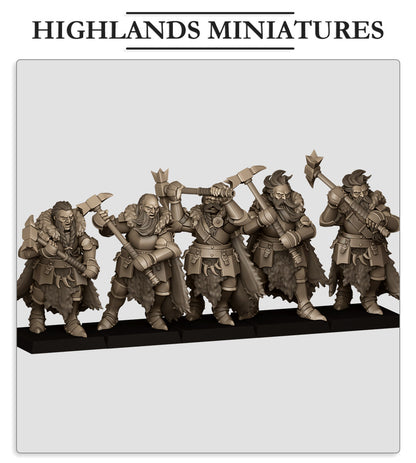 Mergenheim Knights on Foot - Highlands Miniatures (10)
