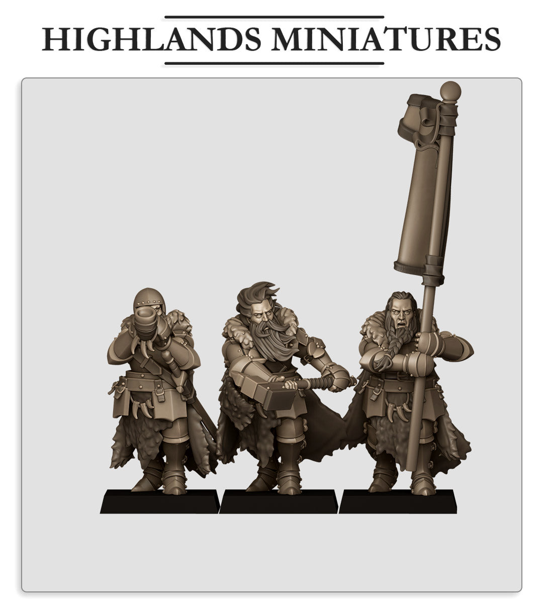 Mergenheim Knights on Foot - Highlands Miniatures (10)
