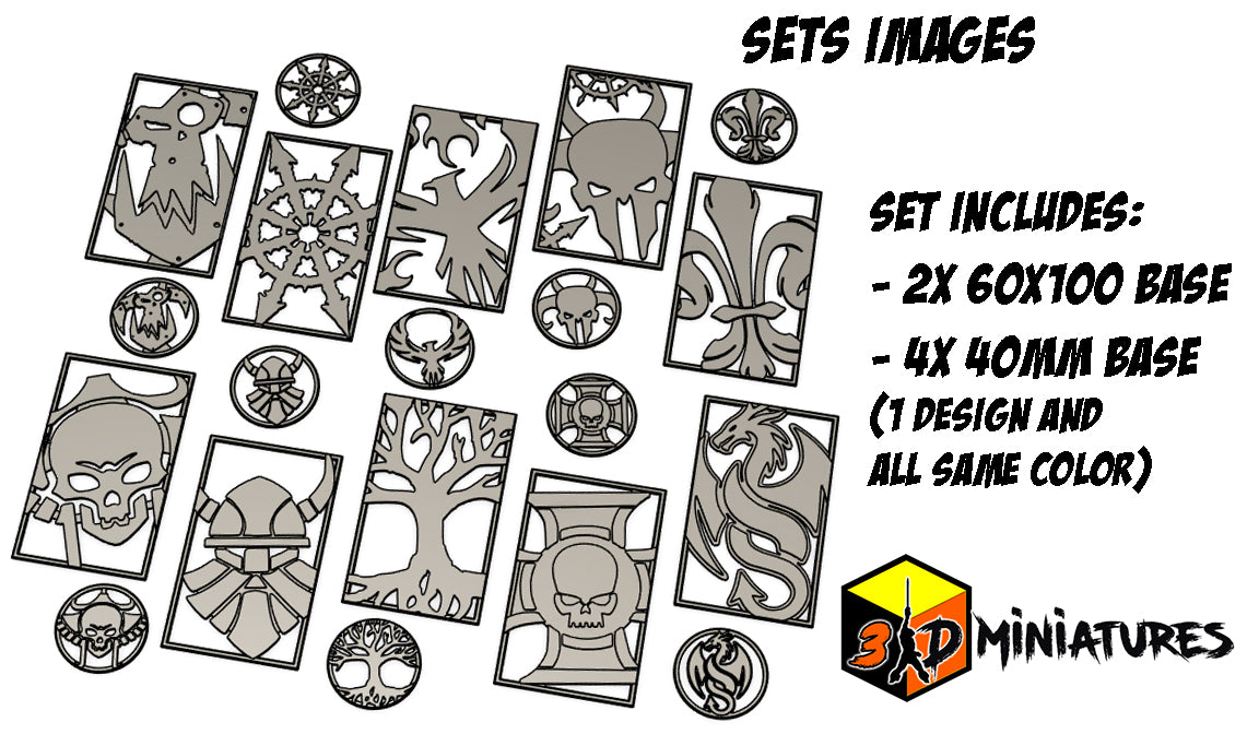 ToW Mission Token Set Compatible With Old World Warhammer Fantasy PLA 3D printed