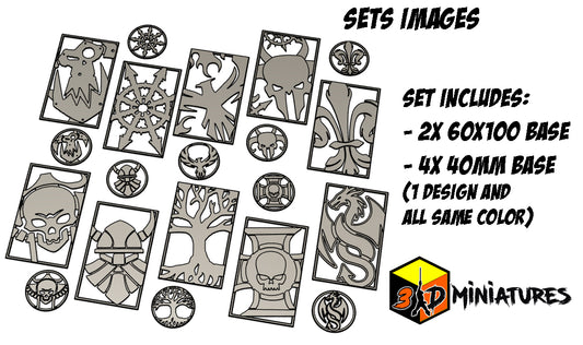 ToW Mission Token Set Compatible With Old World Warhammer Fantasy PLA 3D printed