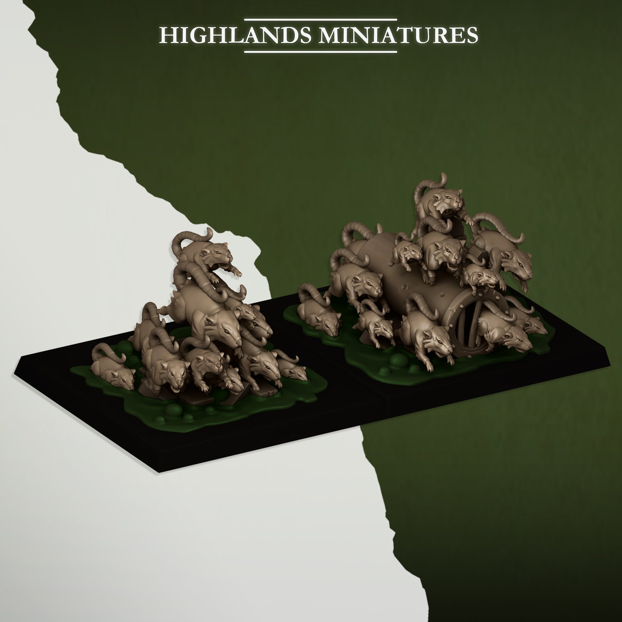 Small Rats Sw Frame Rat Swarm - Highlands Miniatures (2) – 3dminiatures.it