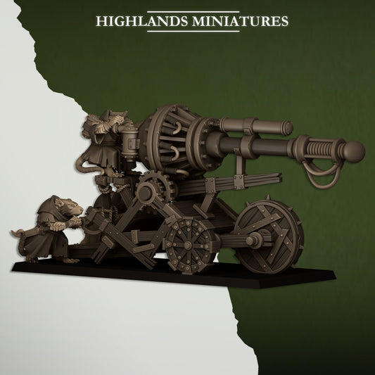 Sewer Vermin Cannon - Highlands Miniatures (1)