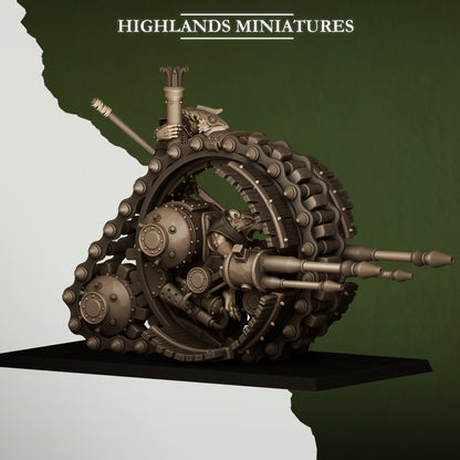 Sewer Vermin Wheeled Engine - Highlands Miniatures (1)