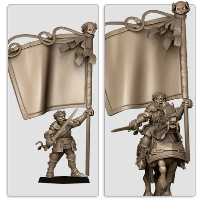 Sunland Battle Standard Bearer on Foot- Highlands Miniatures (1)