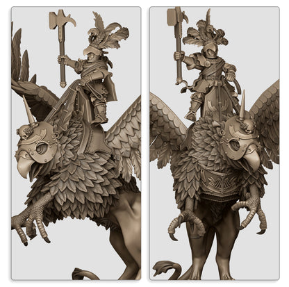 Sunland Emperor on Griffon - Highlands Miniatures (1)