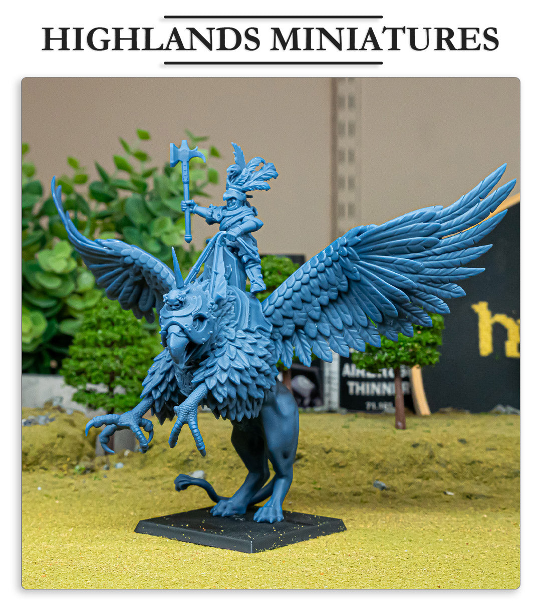 Sunland Emperor on Griffon - Highlands Miniatures (1)