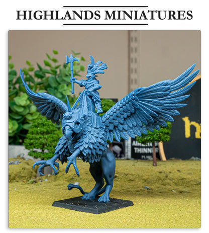 Sunland Emperor on Griffon - Highlands Miniatures (1)