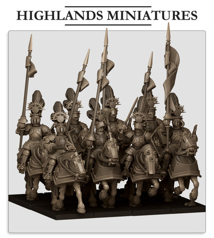Sunland Golden Flames Knights - Highlands Miniatures (5)