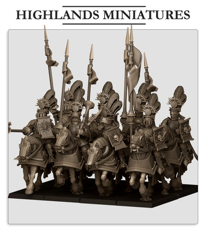Sunland Golden Flames Knights - Highlands Miniatures (5)