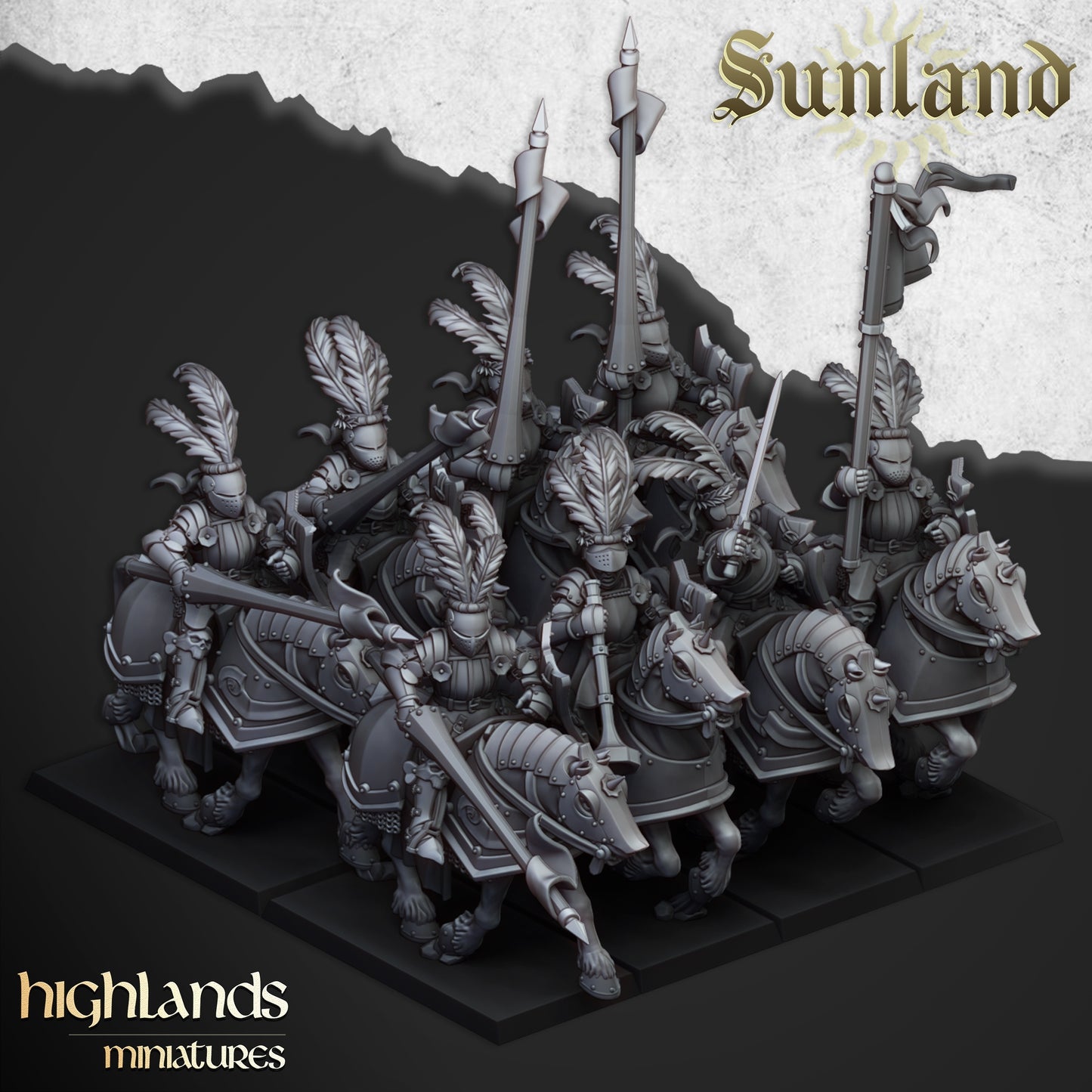 Sunland Cavalry - Highlands Miniatures (5)