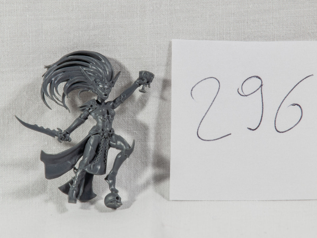 (1) Dark Elves Hag Queen - Daughters Khaine Warhammer Fantasy Miniatures -1002-