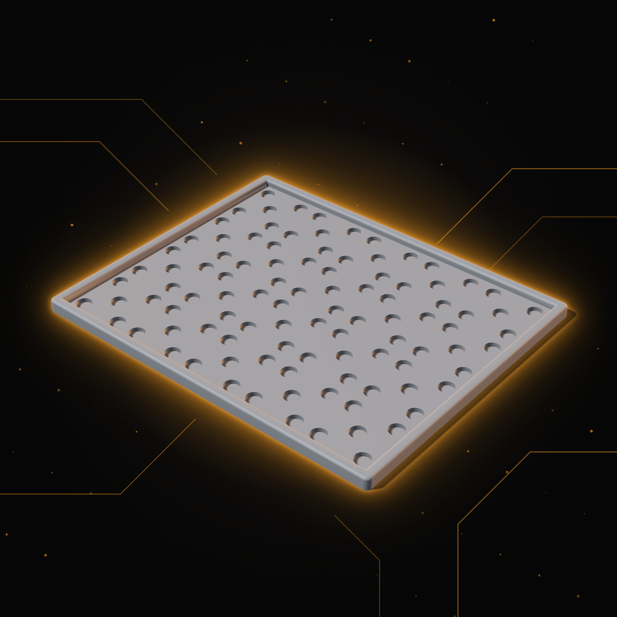 Custom movement tray designed with the Tray Forge