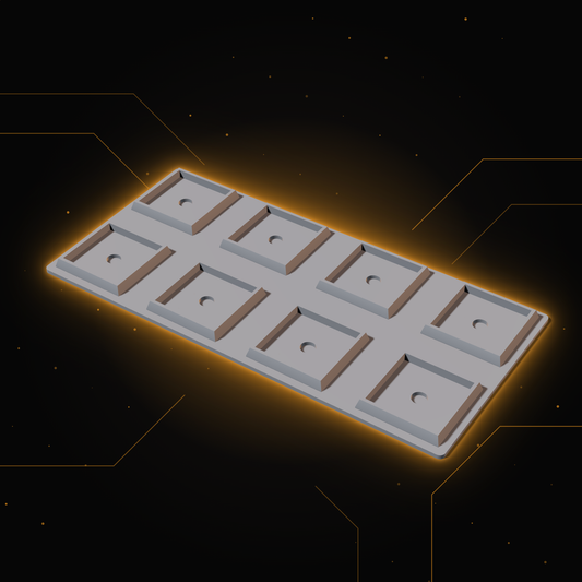 Skirmish adapter tray designed with the Tray Forge
