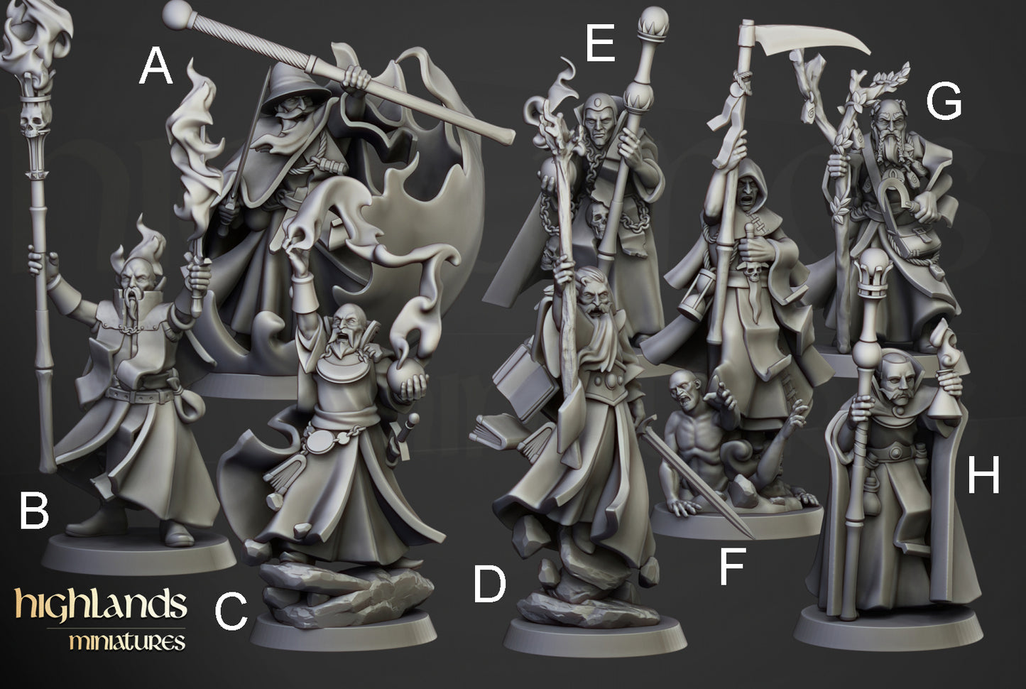 Mage - Houses of Magic - Wizards of the Empire of Sun - Highlands Miniatures (1)