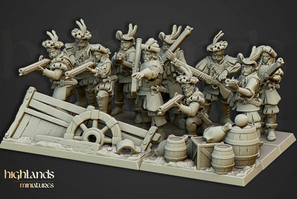 The Arquebusiers Unit - Highlands Miniatures (10)