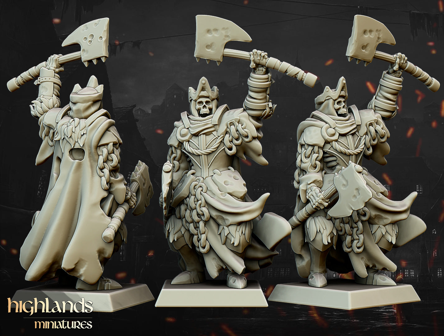 Undead Blackwatch Core Unit - Highlands Miniatures (10)