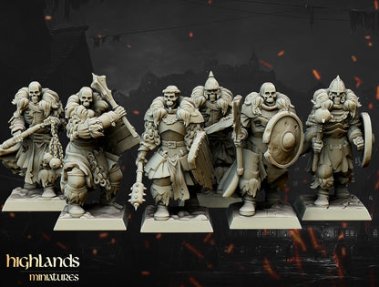 Undead Blackwatch Core Unit - Highlands Miniatures (10)